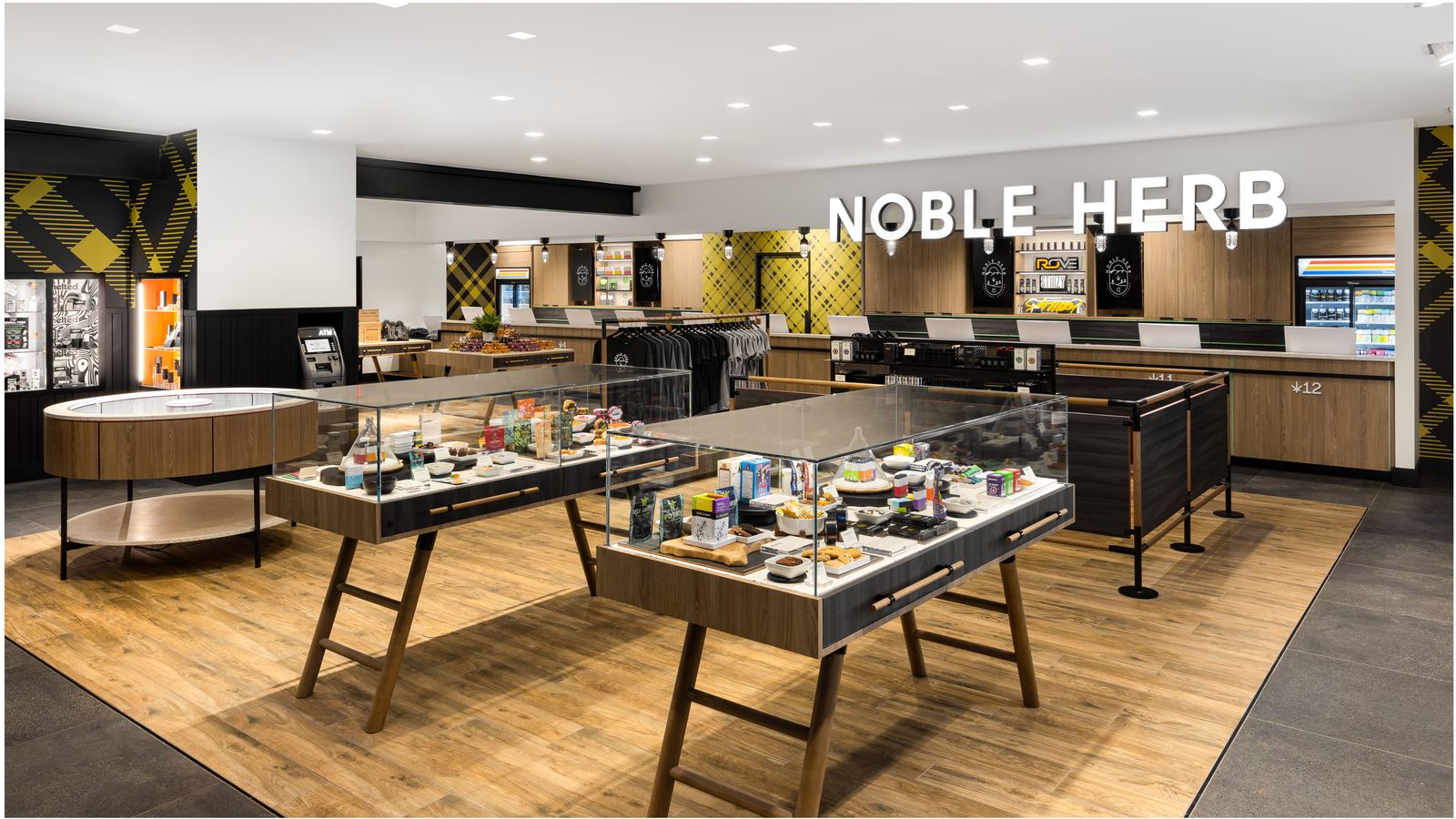 Noble Herb Dispensary Design Portfolio High Road Design Studio